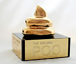 Picture of the Golden Poo Awards trophy