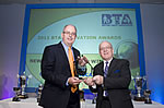 Photo of the 2100 BTA Innovation Awards presentation